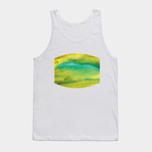 Jungle Green Galaxy Tank Top